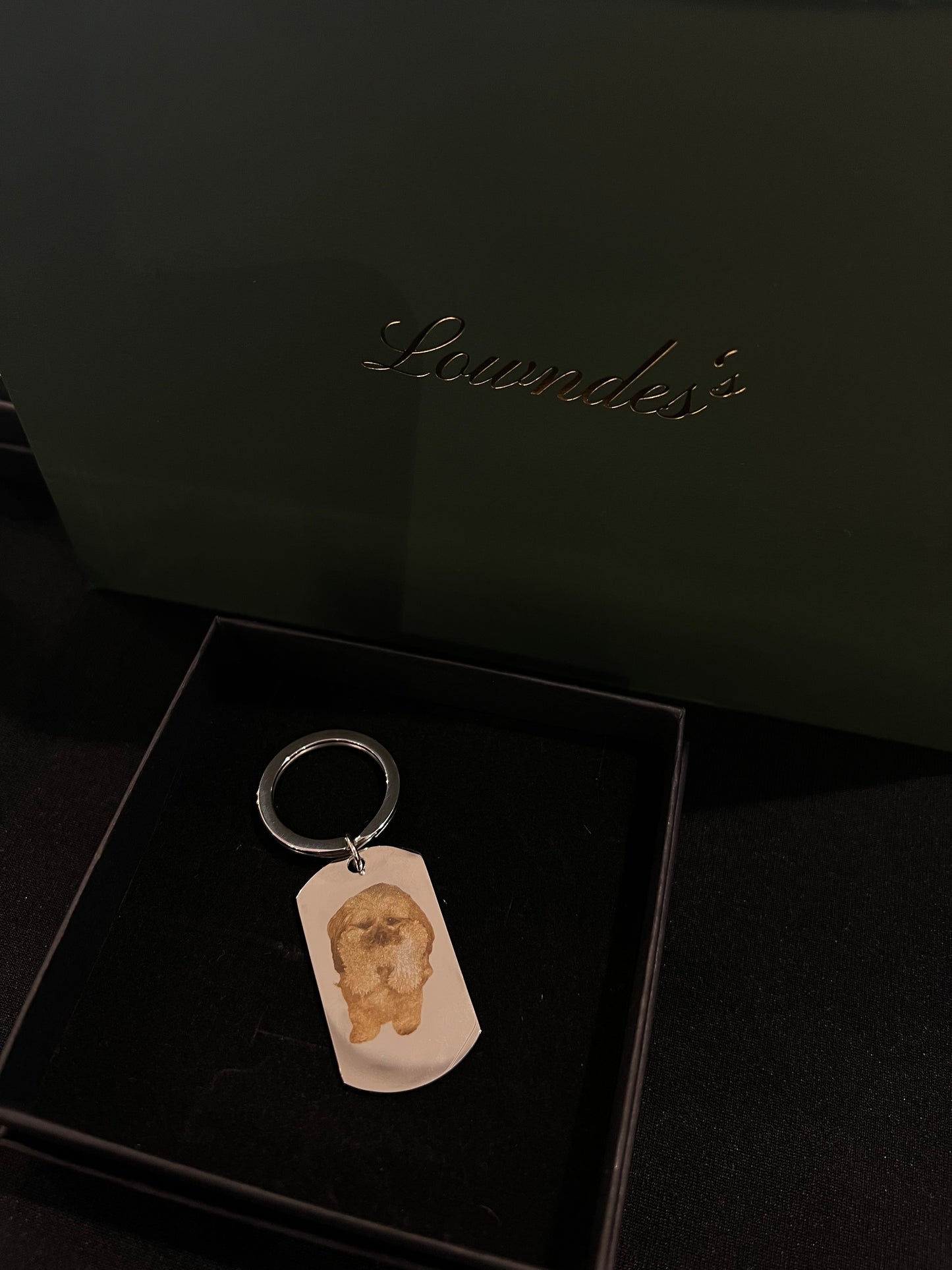Engraved Picture Keyring