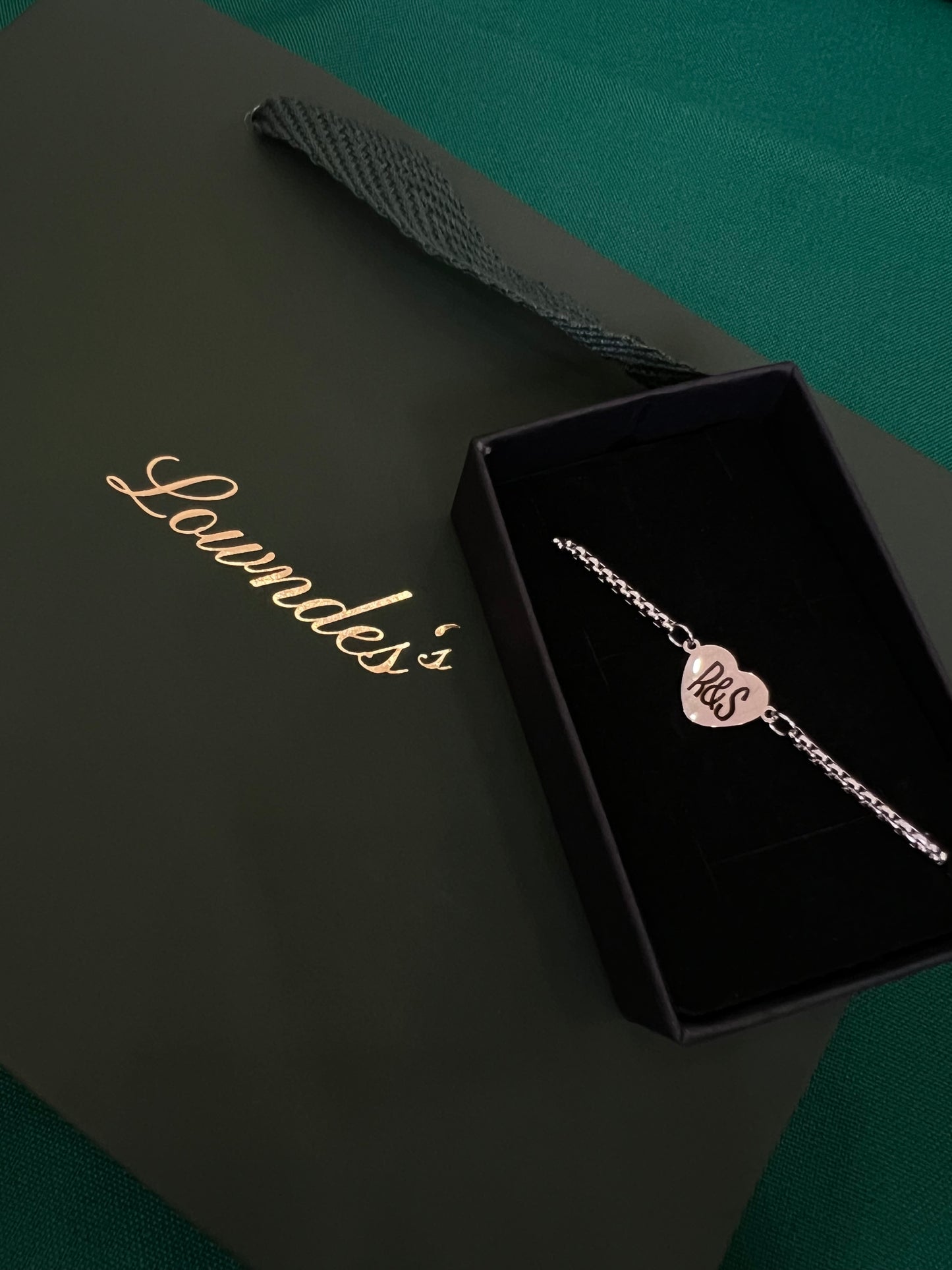 Engraved Heart Bracelet