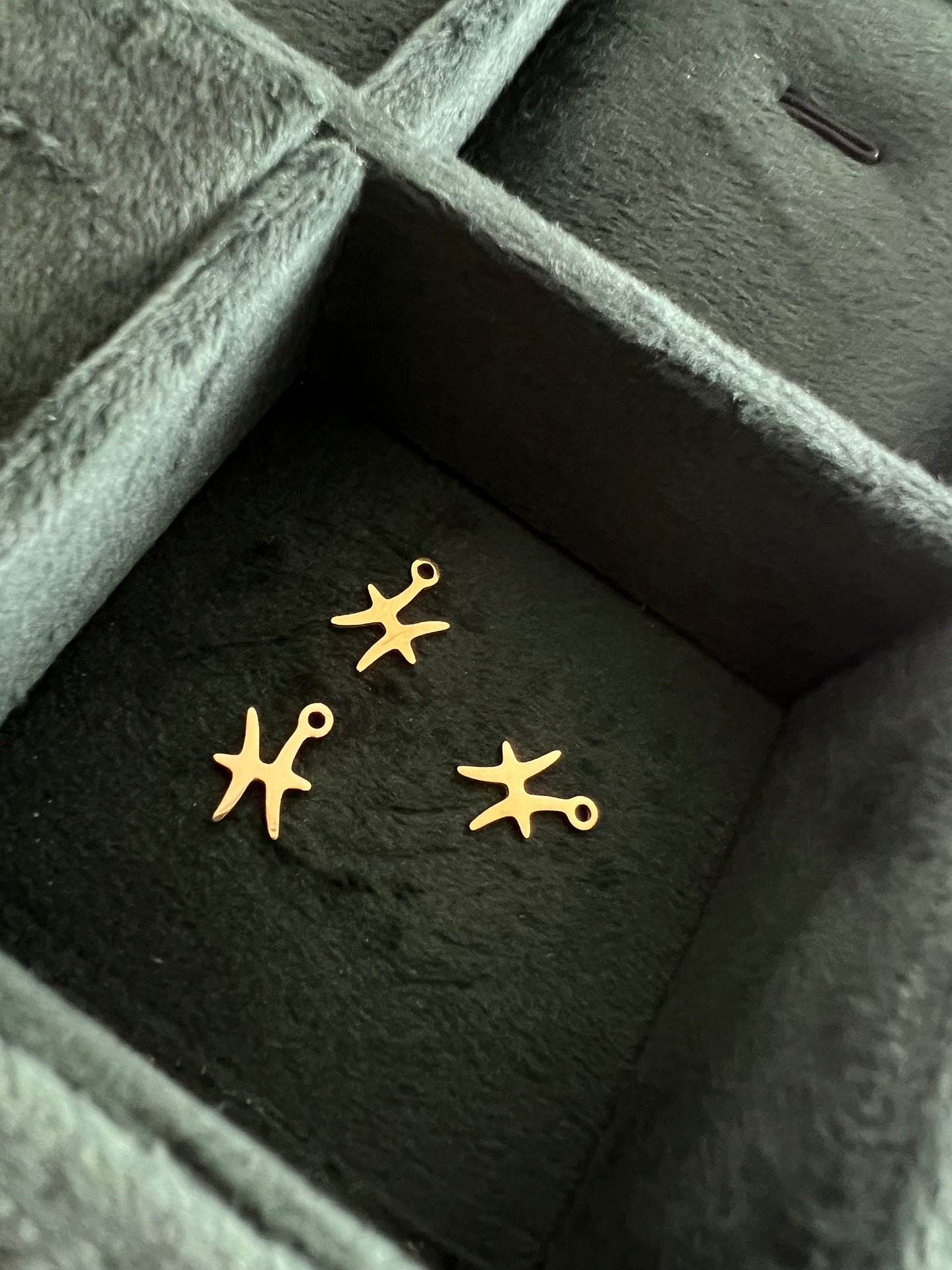 Gold Pisces Charm