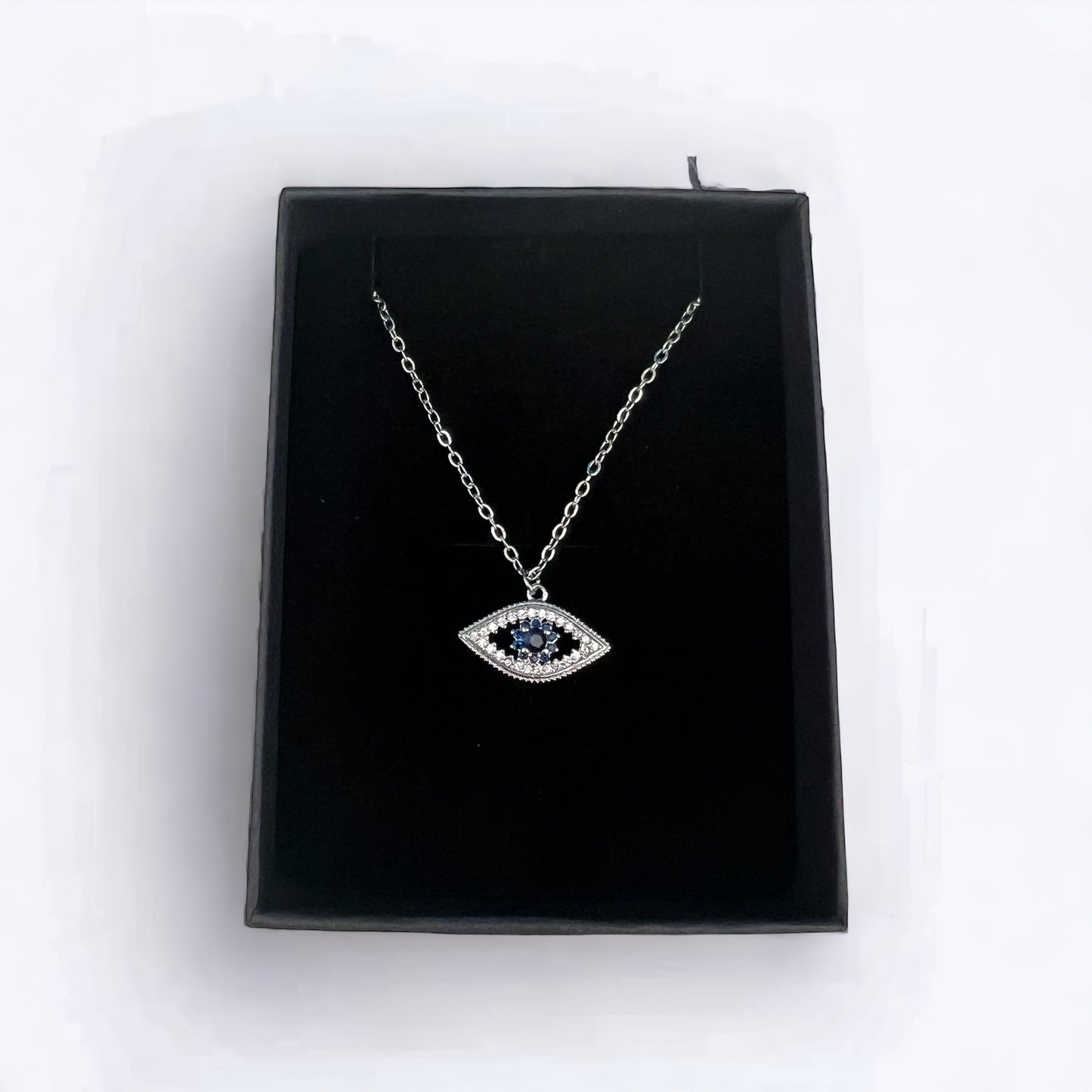 Silver Eye Necklace