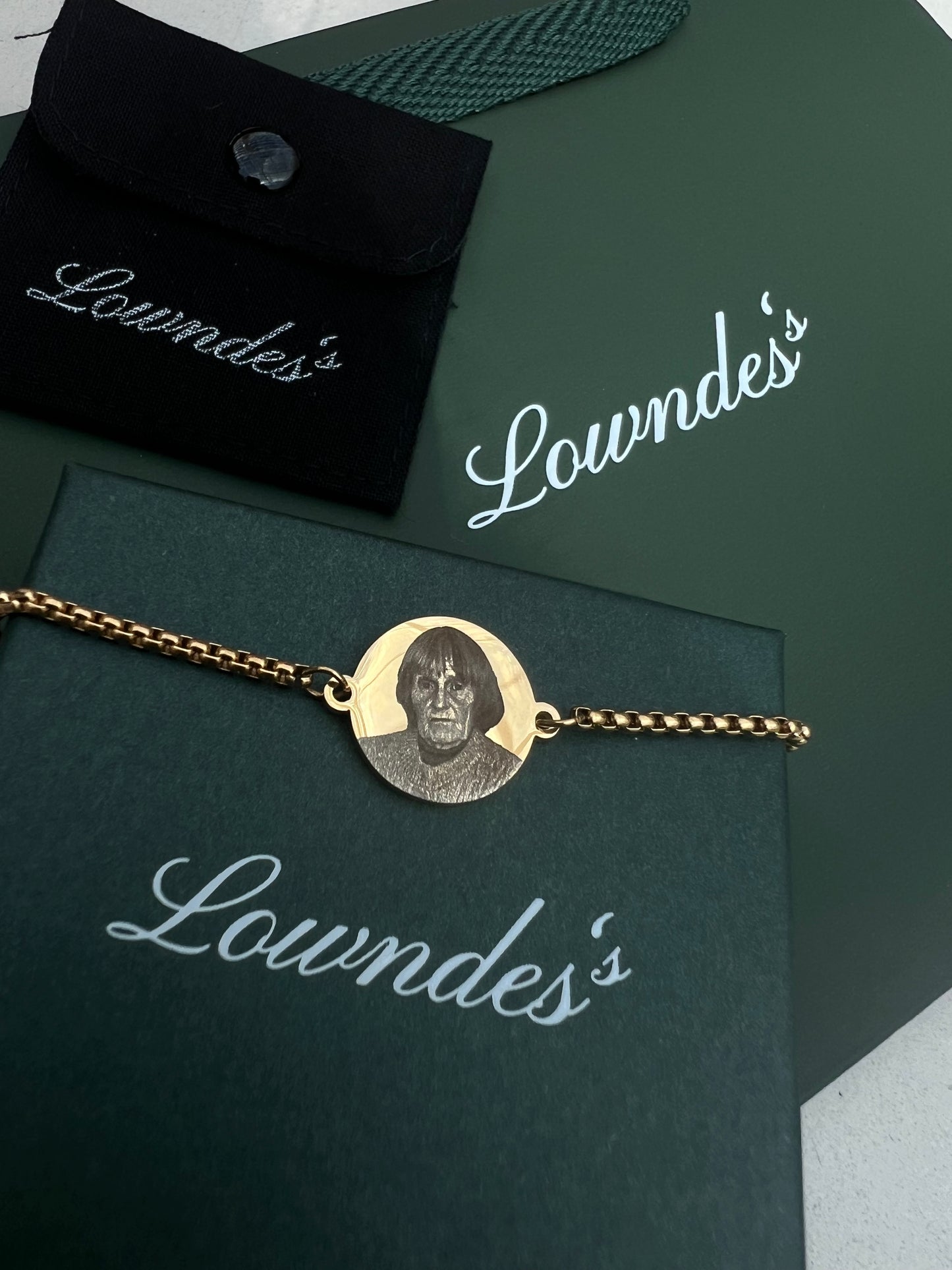 Engraved Picture 15mm Bracelet
