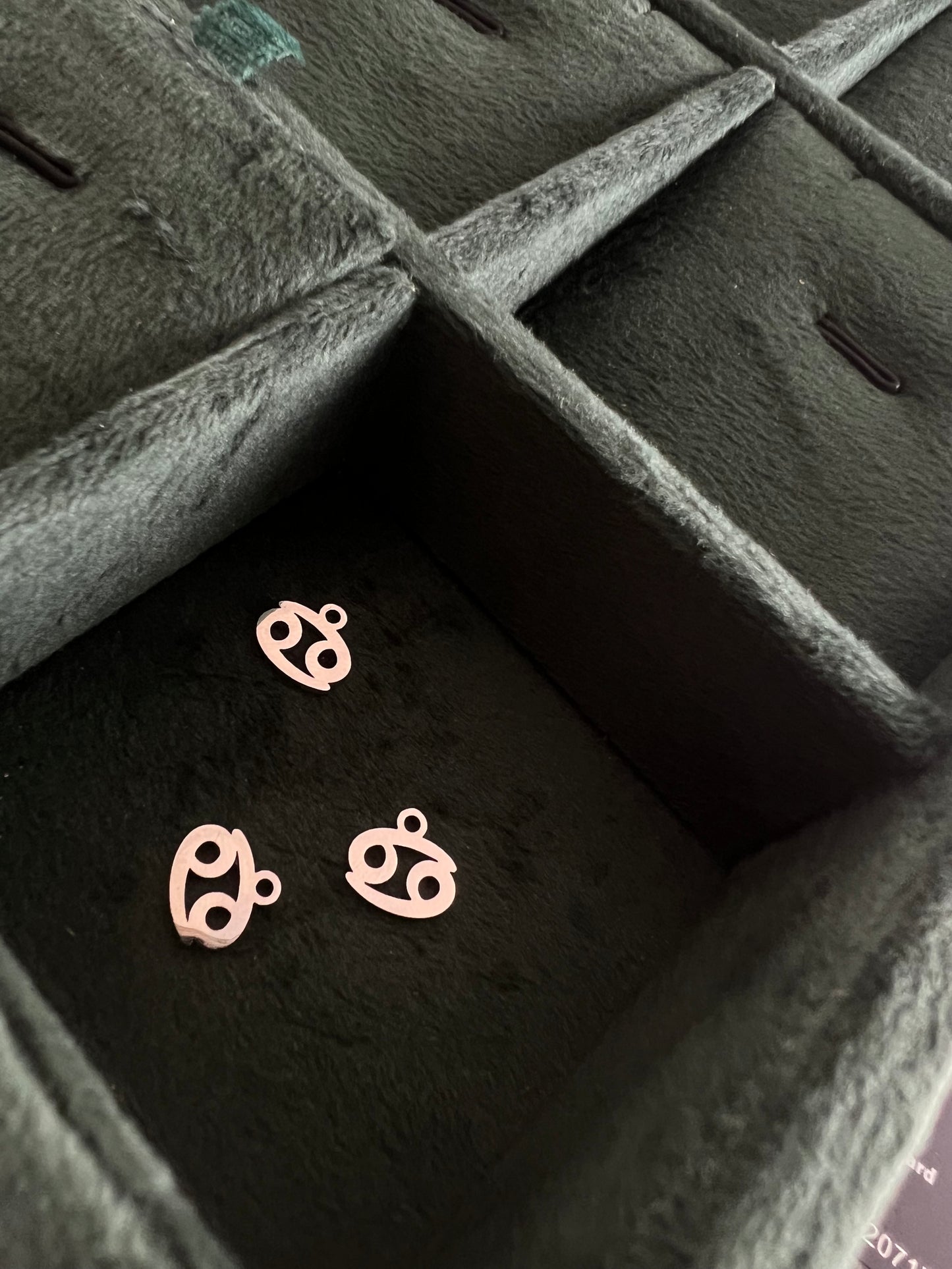 Silver Cancer Charm