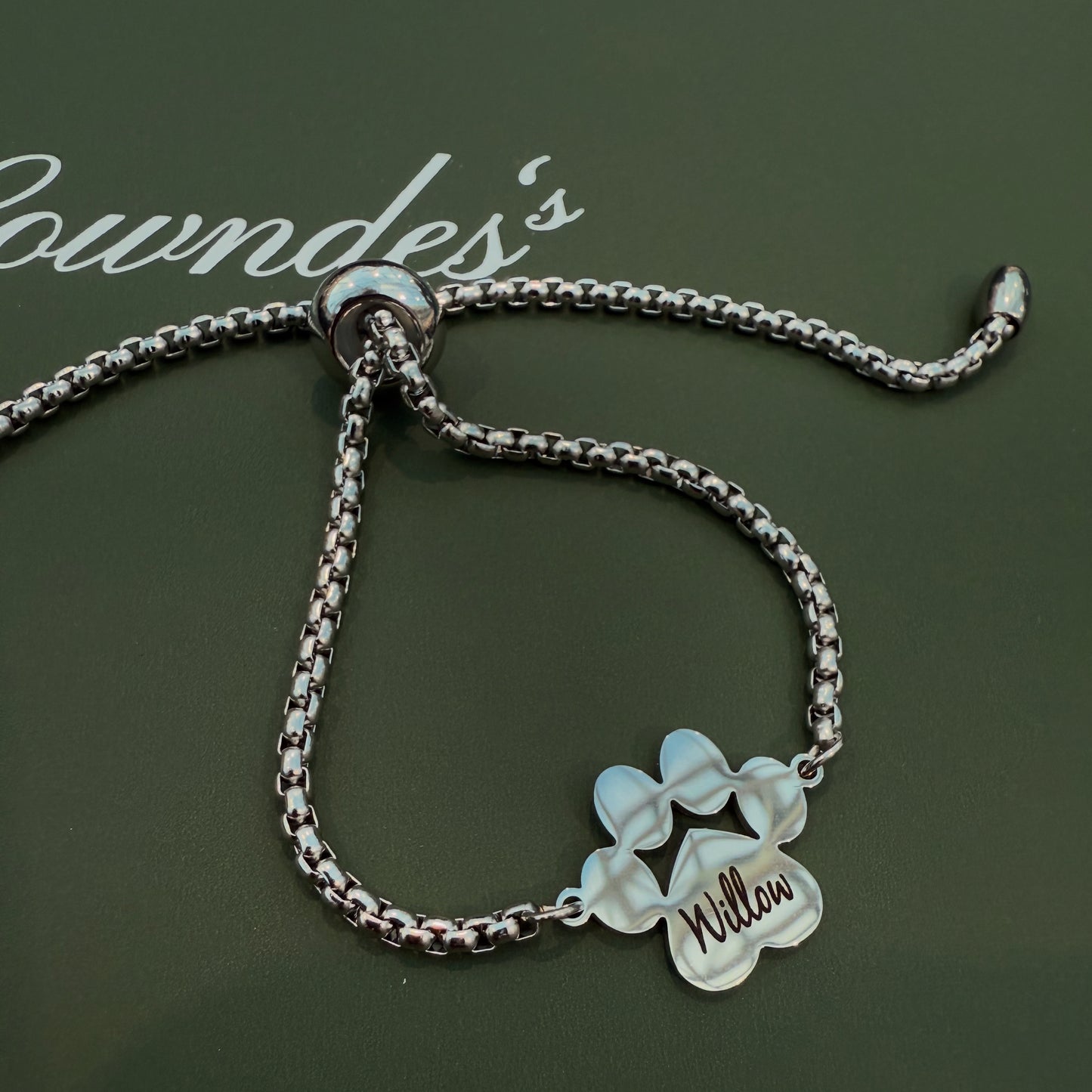 Silver Paw Bracelet