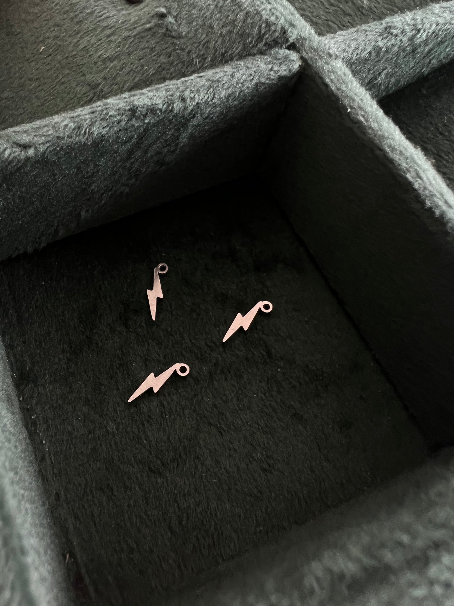 Silver Lightening Charm