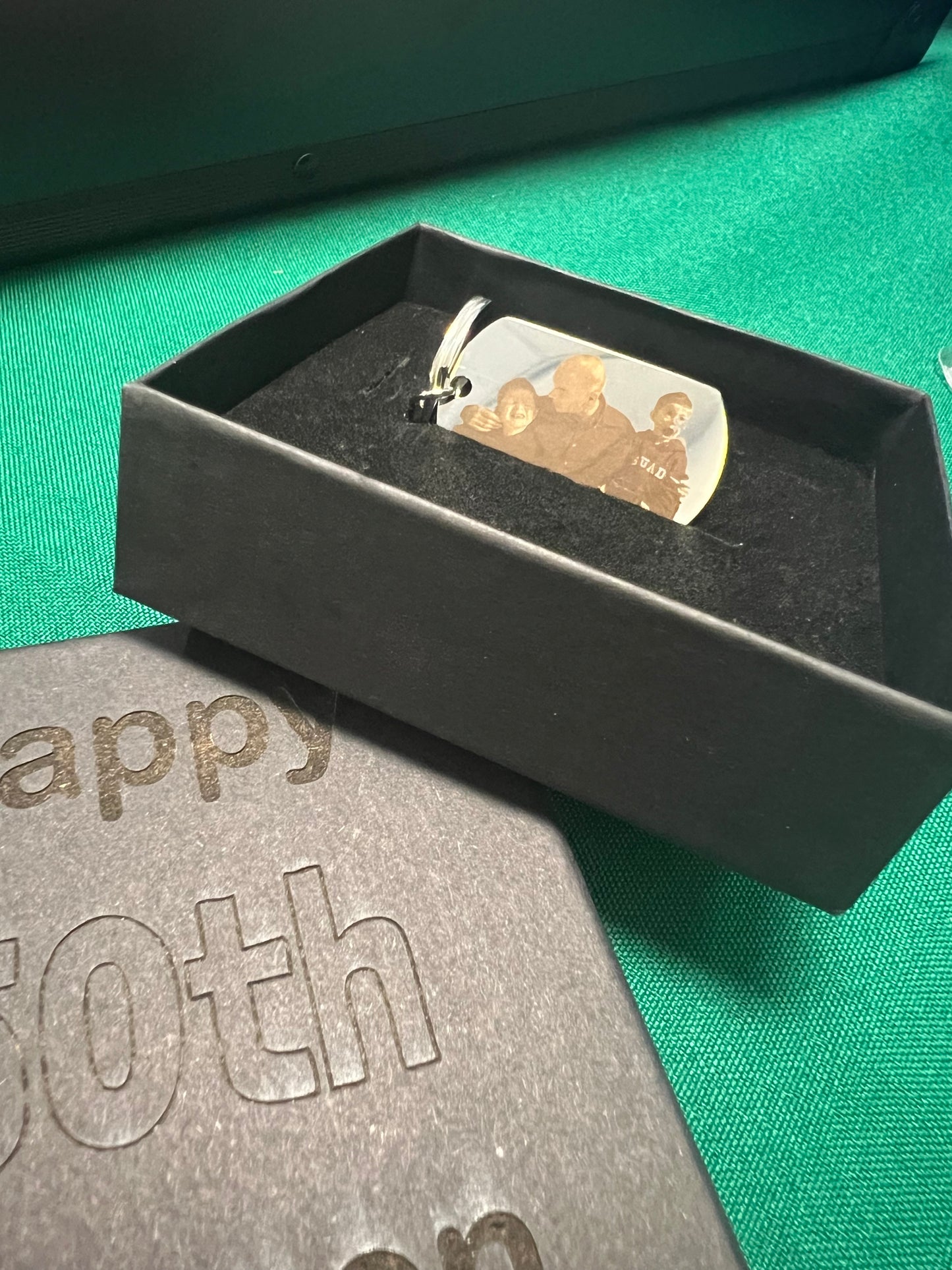 Engraved Picture Keyring