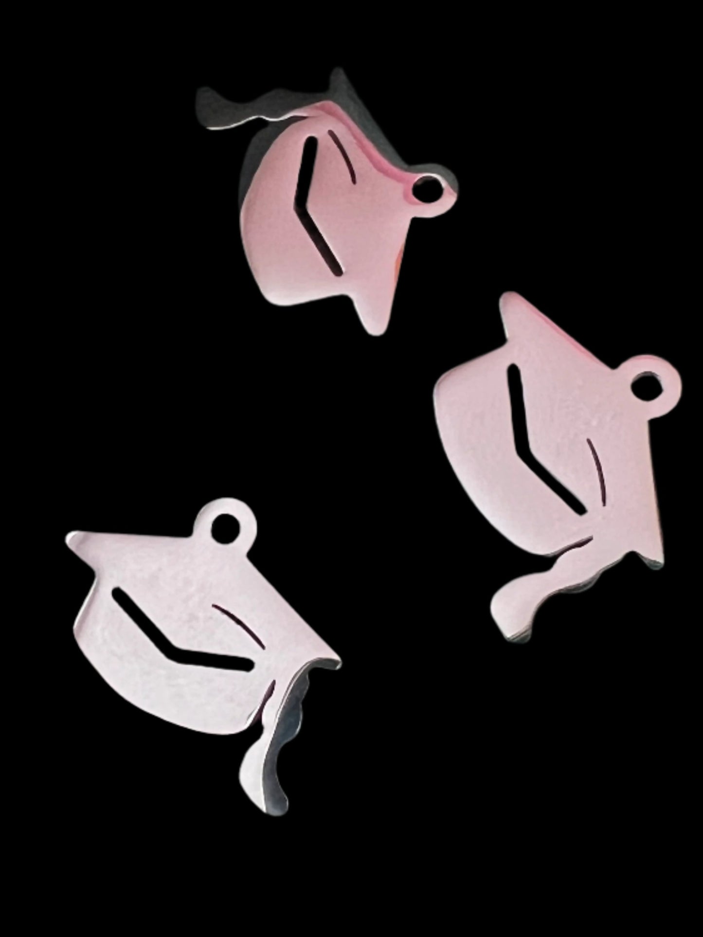Silver Graduation Charm