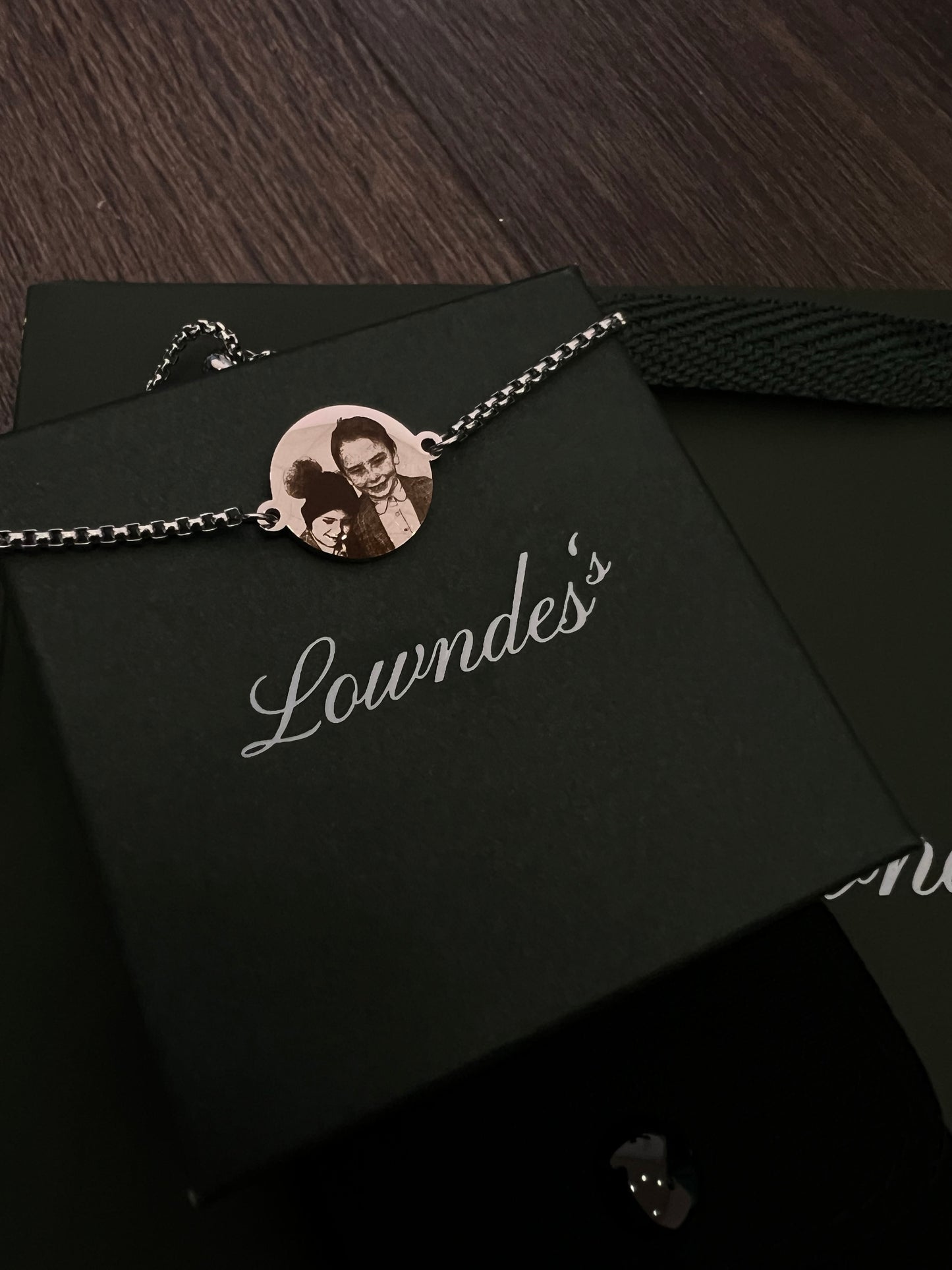 Engraved Picture 15mm Bracelet
