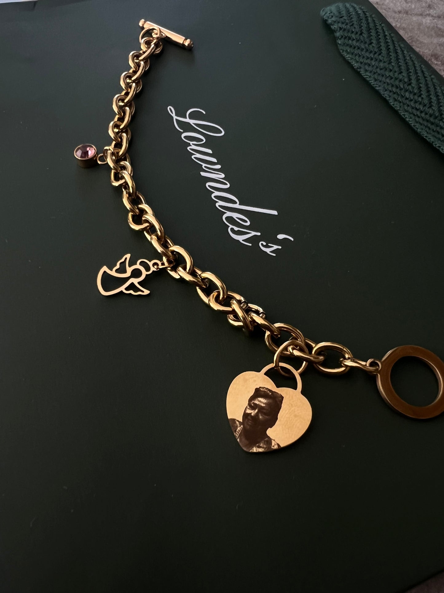 Gold Charm Bracelet