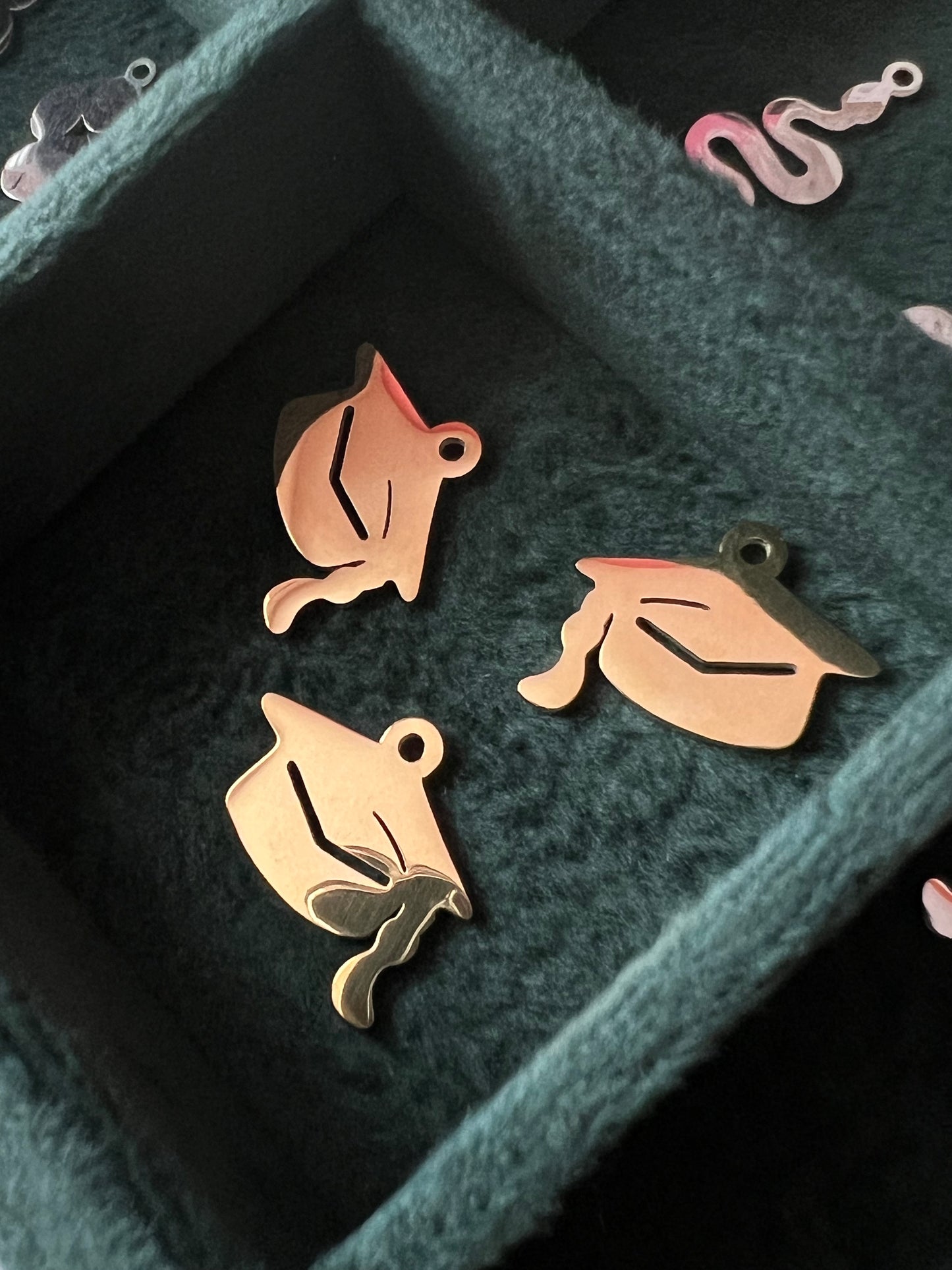 Gold Graduation Charm
