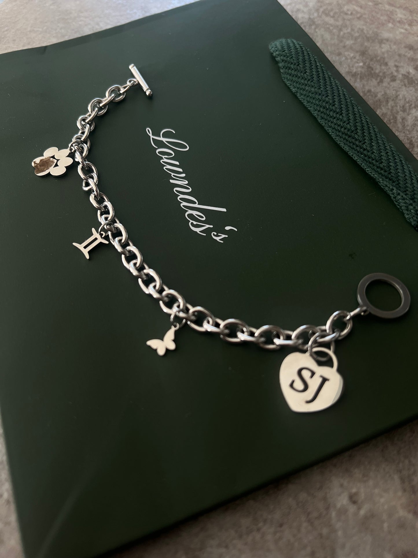 Silver Charm Bracelet