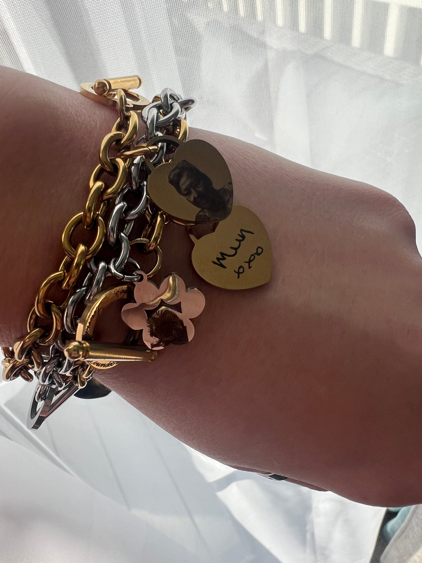 Gold Charm Bracelet