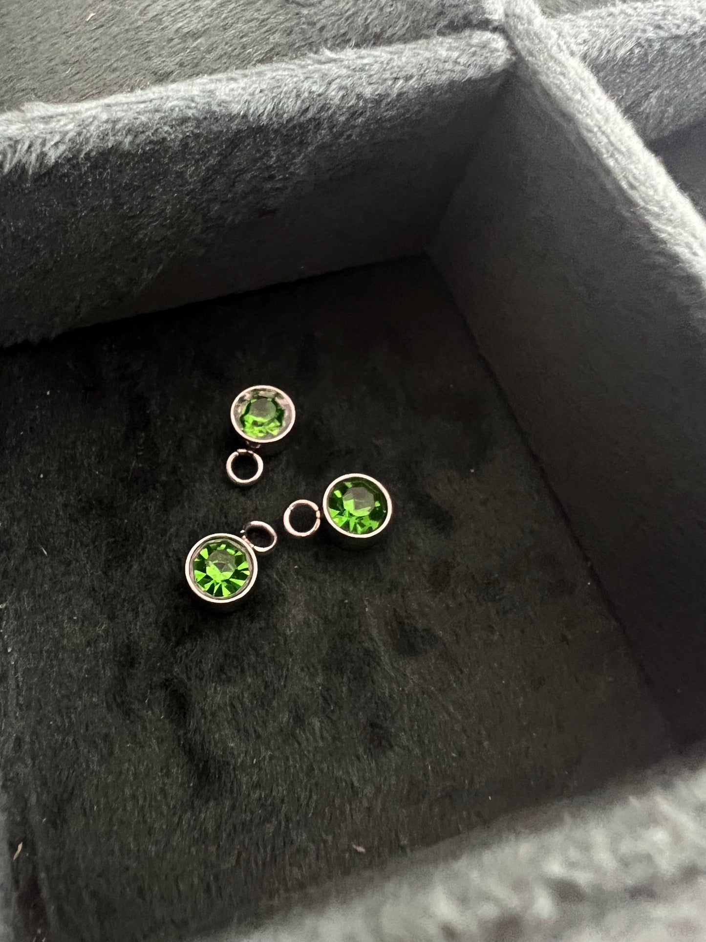 Silver August Birthstone Charm